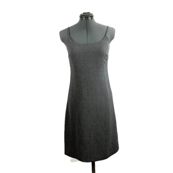 EXPRESS World Brand Classy Gray Sheath Dress - Picture 1 of 8